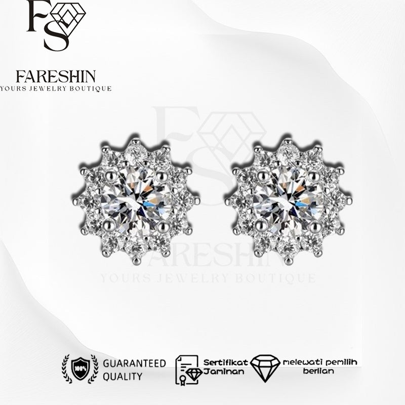 Round Cut Moissanite Classic Ring — 0.5ct, D-color, VVS1, 925 Sterling Silver