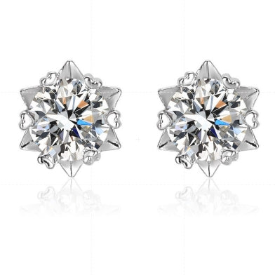 Round Cut Moissanite Classic Ring — 0.5ct, D-color, VVS1, 925 Sterling Silver
