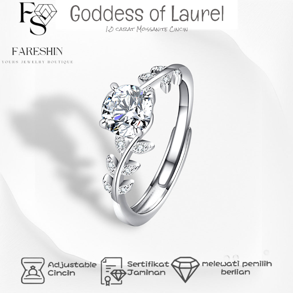 Round Cut Moissanite Classic Ring — 0.5ct, D-color, VVS1, 18K Gold Vermeil