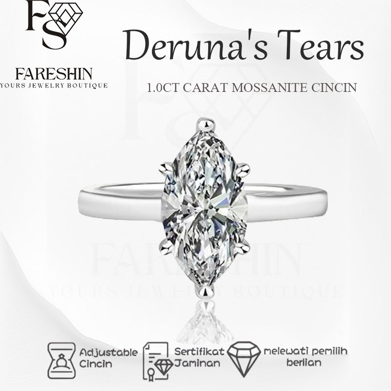 Round Cut Moissanite Classic Ring — 0.5ct, D-color, VVS1, 18K Gold Vermeil