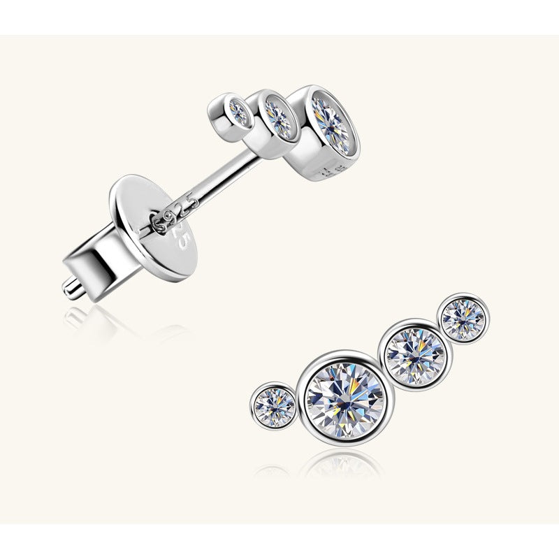 Round Cut Moissanite Classic Ring — 0.32ct, D-color, VVS1, 925 Sterling Silver