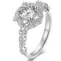 Round Cut Moissanite Classic Ring — 0.5ct, D-color, VVS1, 18K Gold Vermeil