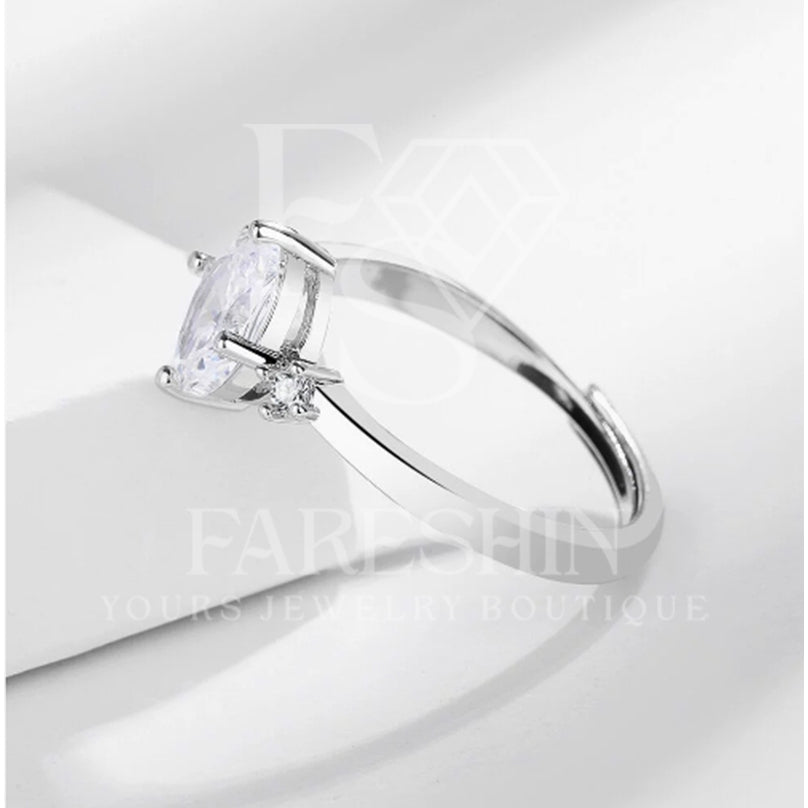 Round Cut Moissanite Classic Ring — 2.0ct, D-color, VVS1, 18K Gold Vermeil