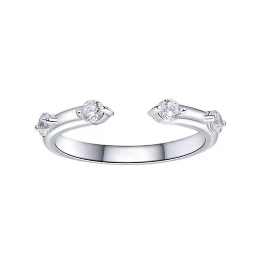 Round Cut Moissanite Classic Ring — 0.5ct, D-color, VVS1, 18K Gold Vermeil