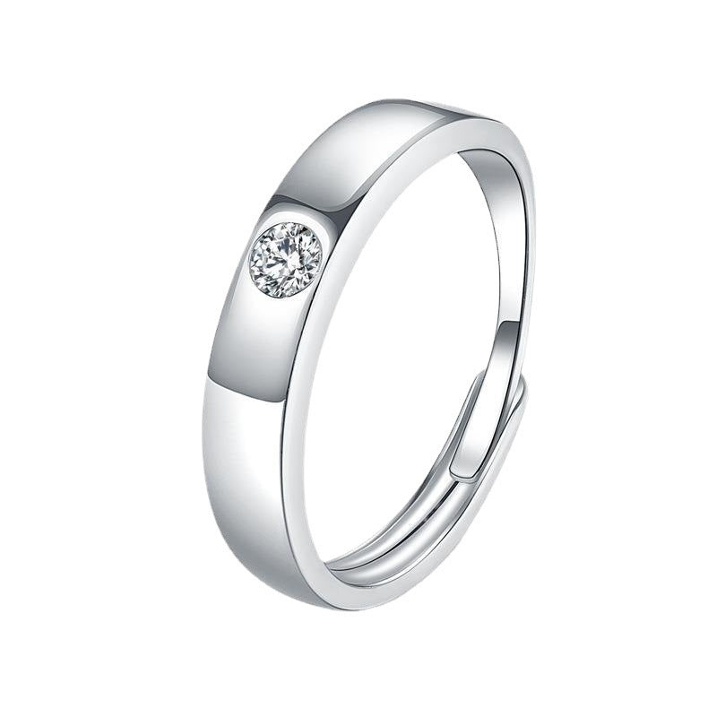 Round Cut Moissanite Classic Ring — 0.5ct, D-color, VVS1, 18K Gold Vermeil