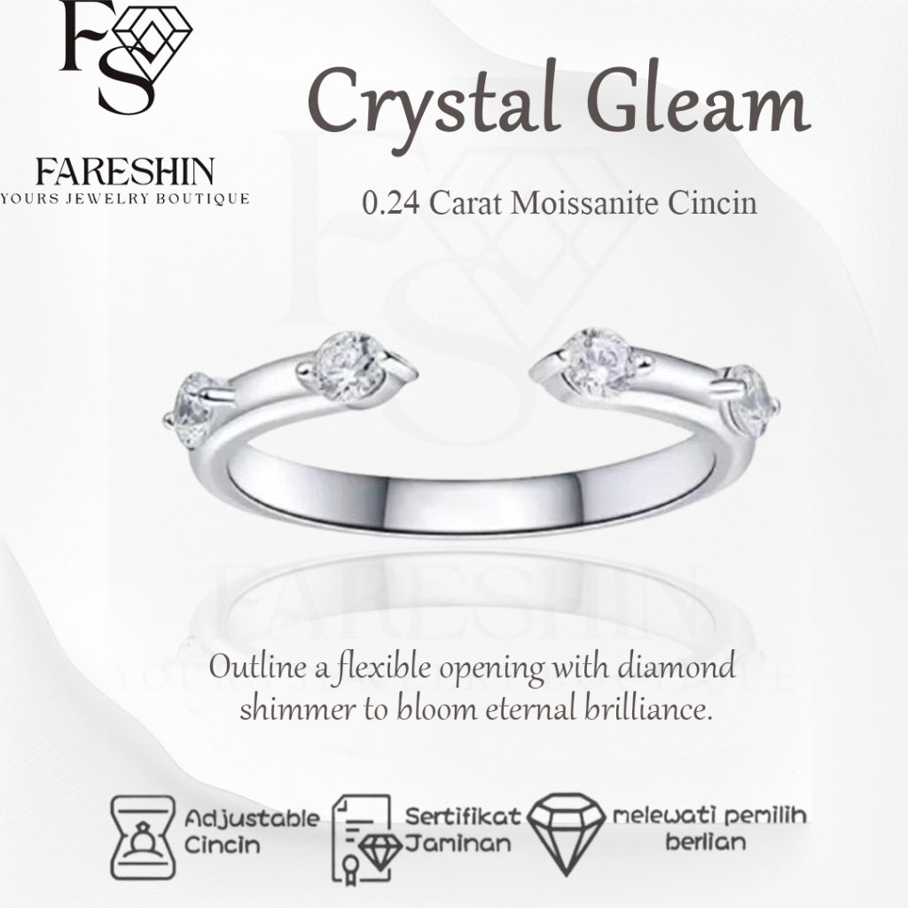 Round Cut Moissanite Classic Ring — 0.5ct, D-color, VVS1, 18K Gold Vermeil