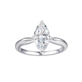 Round Cut Moissanite Classic Ring — 0.5ct, D-color, VVS1, 18K Gold Vermeil