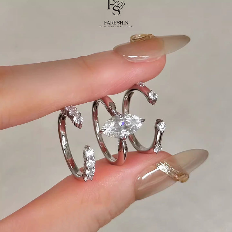 Round Cut Moissanite Classic Ring — 0.5ct, D-color, VVS1, 18K Gold Vermeil