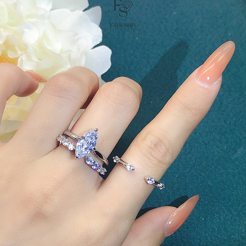 Round Cut Moissanite Classic Ring — 0.5ct, D-color, VVS1, 18K Gold Vermeil