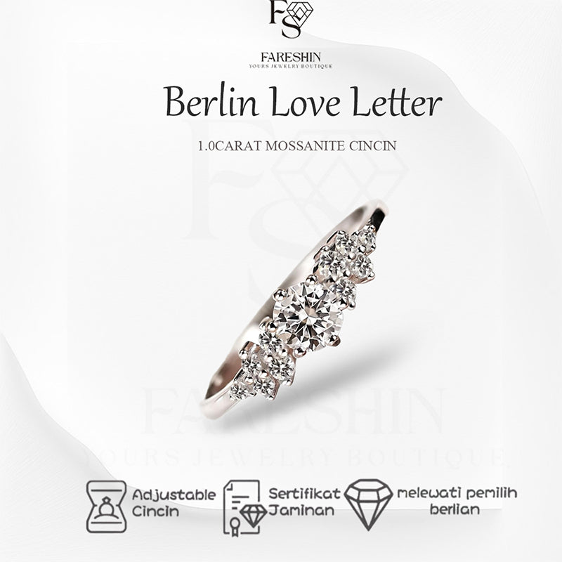 Round Cut Moissanite Heart Ring — 0.5ct, D-color, VVS1, 18K Gold Vermeil