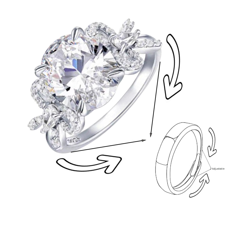 Round Cut Moissanite Classic Ring — 0.5ct, D-color, VVS1, 18K Gold Vermeil