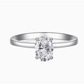 Round Cut Moissanite Classic Ring — 0.5ct, D-color, VVS1, 18K Gold Vermeil