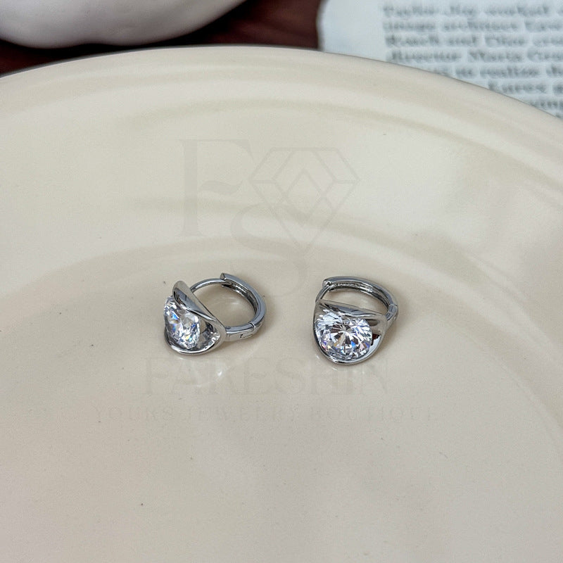 Round Cut Moissanite Star Ring — 0.5ct, D-color, VVS1, 925 Sterling Silver