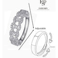 Round Cut Moissanite Classic Ring — 0.5ct, D-color, VVS1, 18K Gold Vermeil