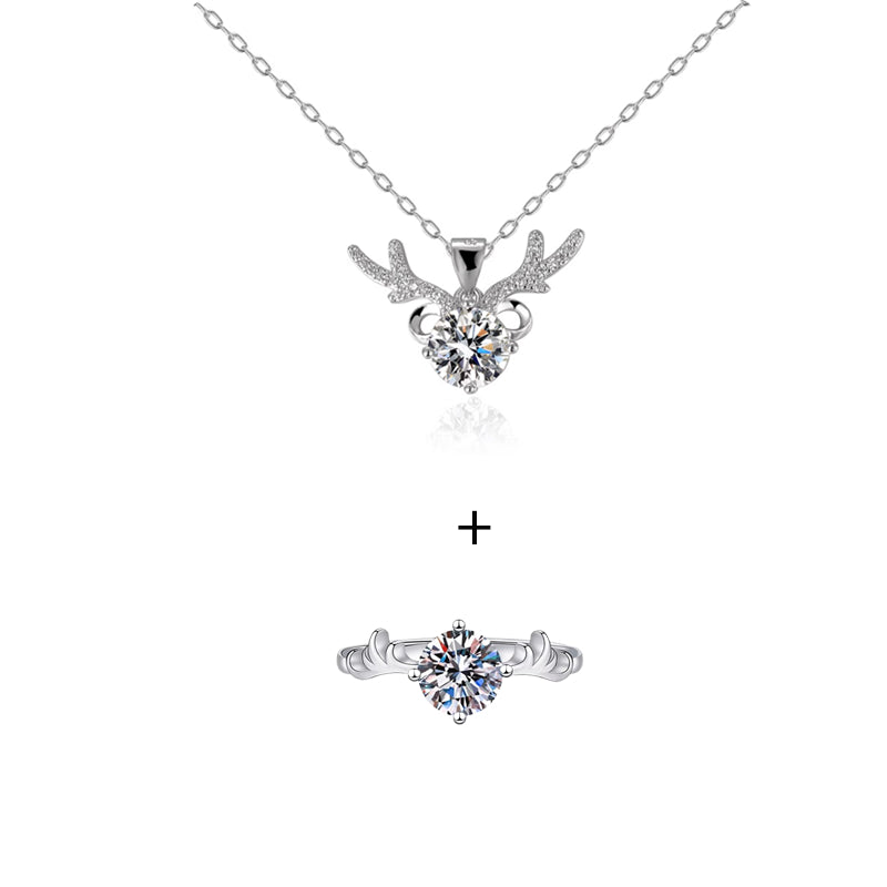Fareshin Round Cut Heart - , D Color, Vvs1, Moissanite Ring - 0.5ct / 18K Gold Vermeil - additional product view | FARESHIN
