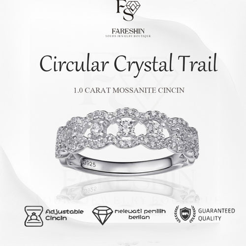 Fareshin Round Cut Classic - , D Color, Vvs1, Moissanite Ring - 0.5ct / 18K Gold Vermeil - main product view | FARESHIN
