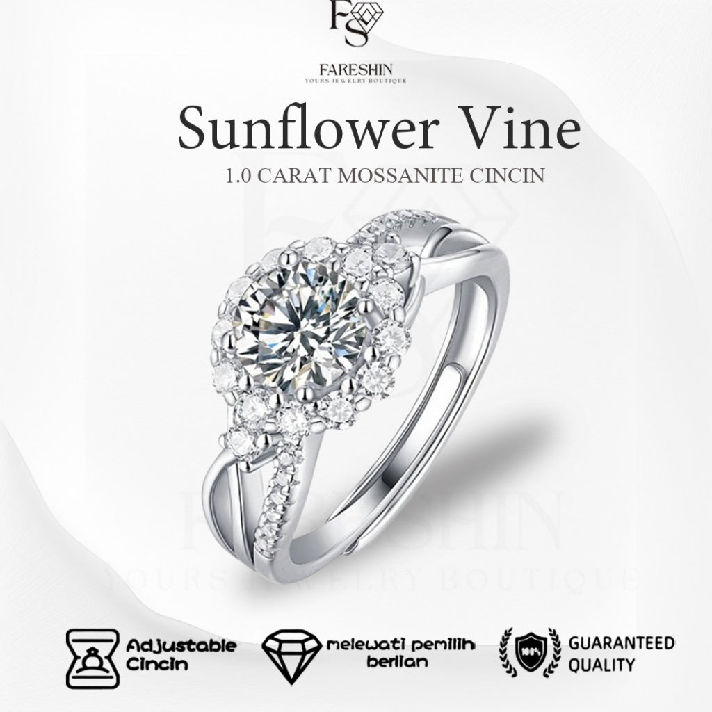 Round Cut Moissanite Classic Ring — 0.5ct, D-color, VVS1, 18K Gold Vermeil