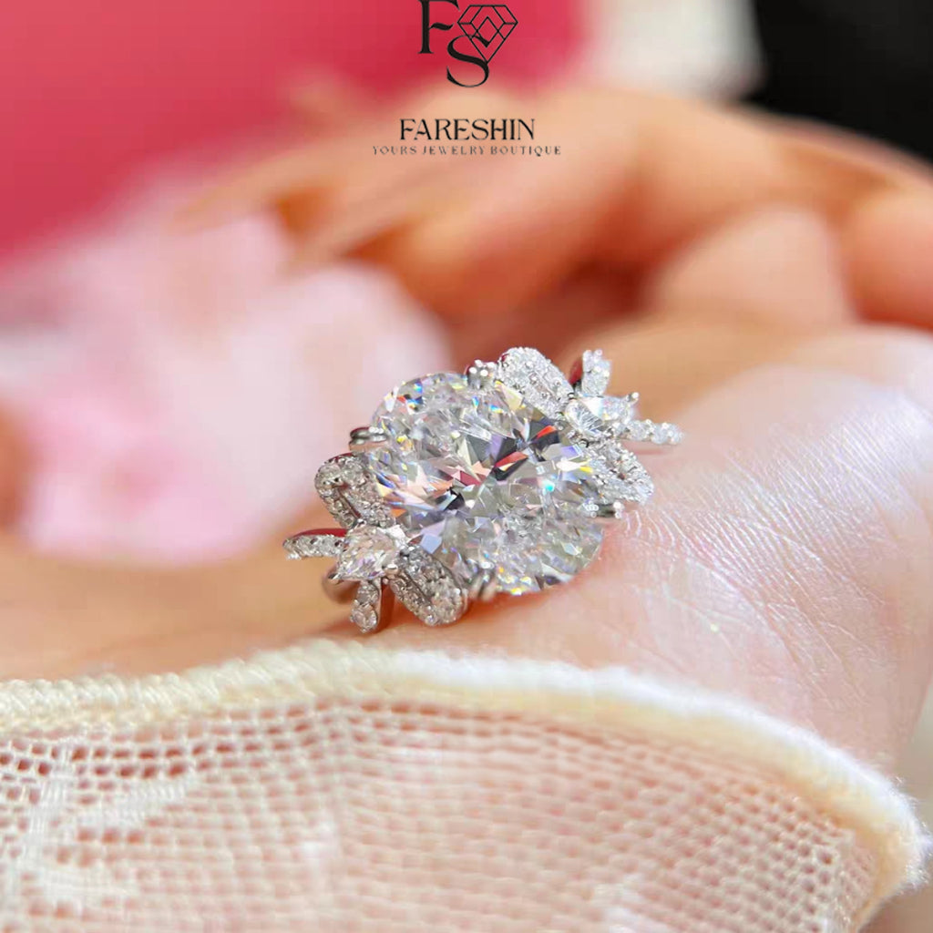 Round Cut Moissanite Classic Ring — 0.5ct, D-color, VVS1, 18K Gold Vermeil