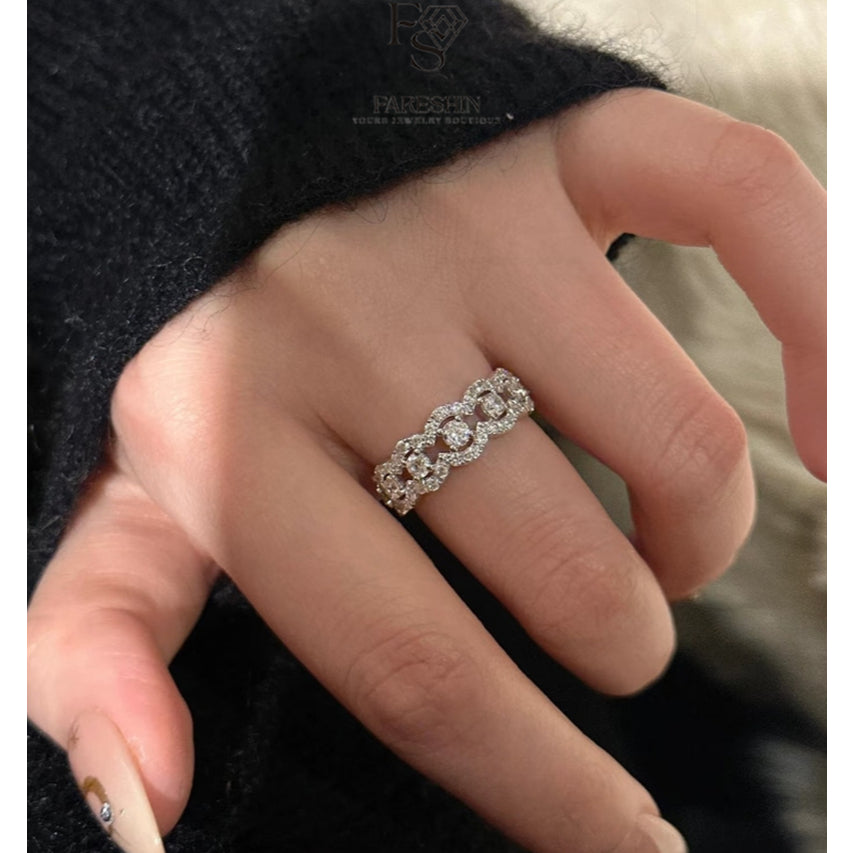 Round Cut Moissanite Classic Ring — 0.5ct, D-color, VVS1, 18K Gold Vermeil