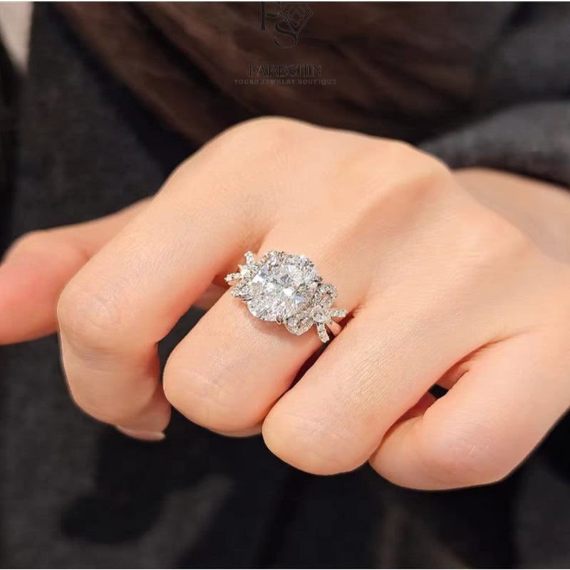 Round Cut Moissanite Classic Ring — 0.5ct, D-color, VVS1, 18K Gold Vermeil