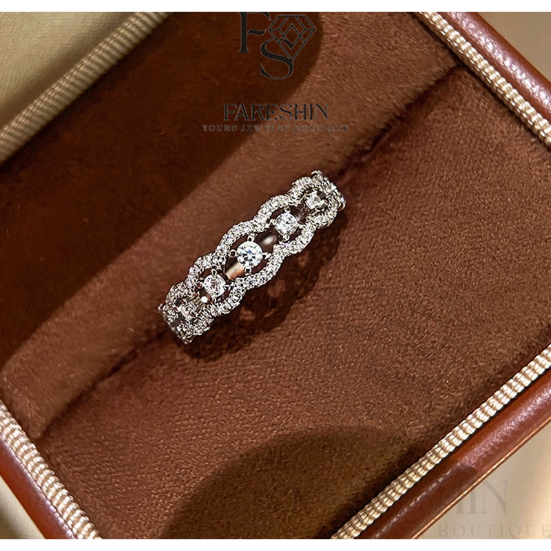 Round Cut Moissanite Classic Ring — 0.5ct, D-color, VVS1, 18K Gold Vermeil