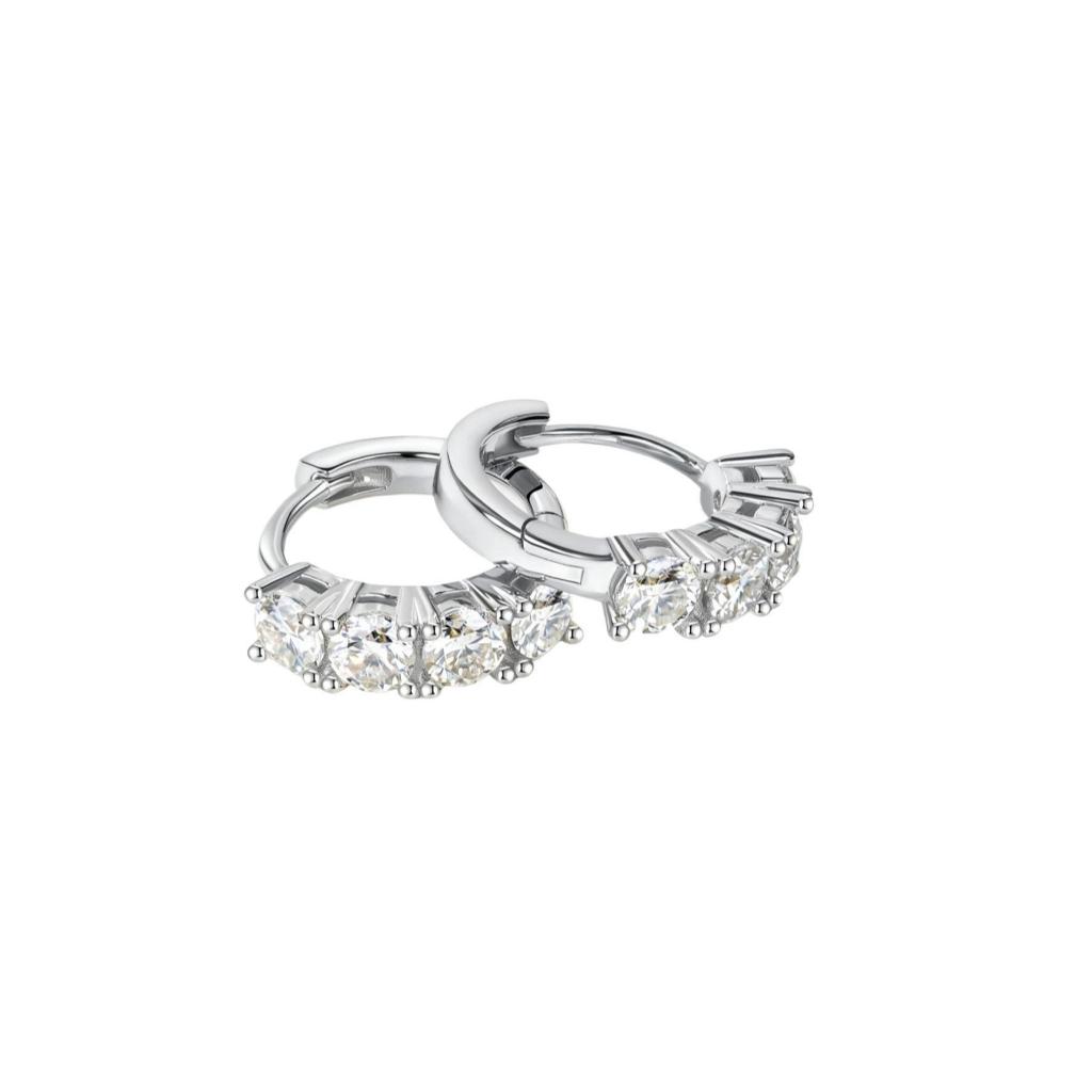 Round Cut Moissanite Classic Ring — 0.5ct, D-color, VVS1, 925 Sterling Silver