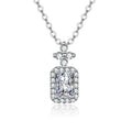 Round Cut Moissanite Classic Necklace — 0.5ct, D-color, VVS1, 925 Sterling Silver