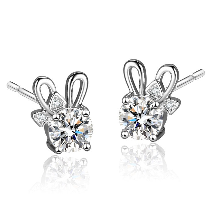 Round Cut Moissanite Classic Ring — 0.5ct, D-color, VVS1, 925 Sterling Silver