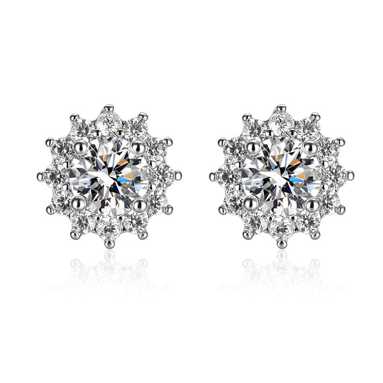 Round Cut Moissanite Classic Ring — 0.5ct, D-color, VVS1, 925 Sterling Silver