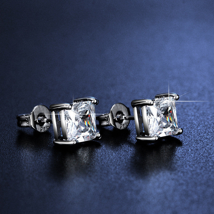 Round Cut Moissanite Star Ring — 0.5ct, D-color, VVS1, 925 Sterling Silver