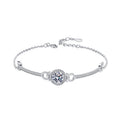 Round Cut Moissanite Classic Bracelet — 0.5ct, D-color, VVS1, 925 Sterling Silver